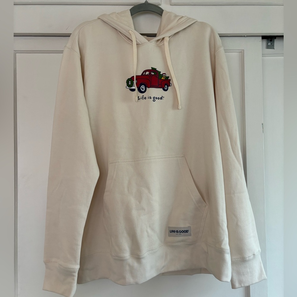 Men’s Life Is Good Christmas Hoodie